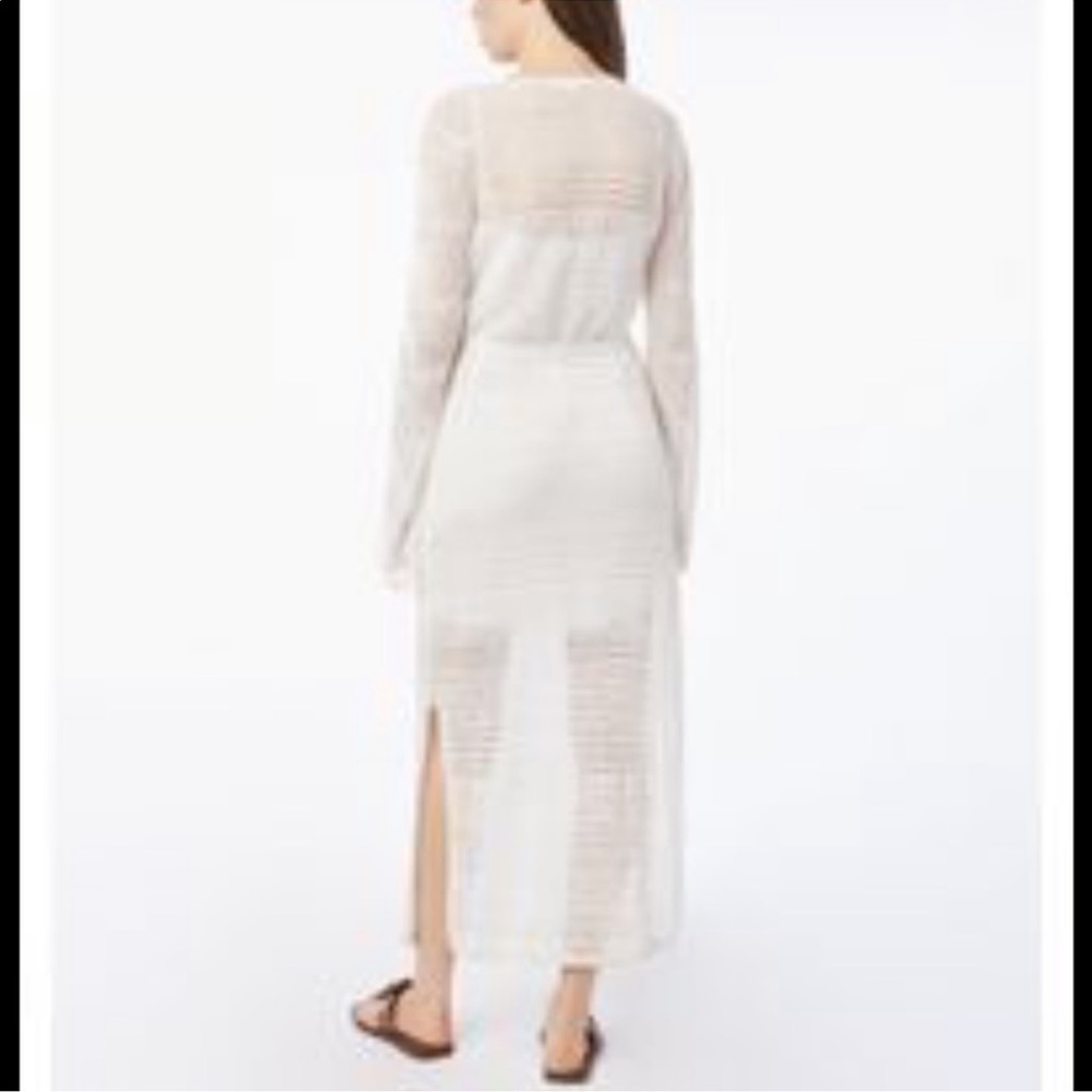 NWOT Frame denim white dress crochet dress - Picture 2 of 2